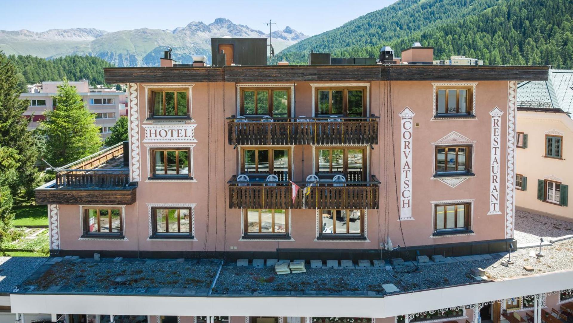 Hotel Corvatsch - Web Check-In St. Moritz Kültér fotó